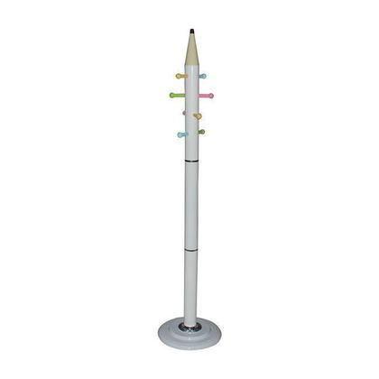 Καλόγερος Μέταλλο Βαφή Άσπρο Φ.37x170cm ZWW Pencil ΕΜ193,3
