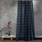 Κουρτίνα Μπάνιου 180x180cm Melinen Home Check 100% Polyester /Μαύρο