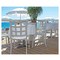 Καρέκλα Κήπου Polypropylene Λευκό Plazza 50x49x90cm - 976-3299
