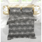 Σετ Σεντόνια Υπέρδιπλα με Λάστιχο 160x200+25 Viopros Fresh Collection Κάρτερ Ανθρακί Βαμβάκι