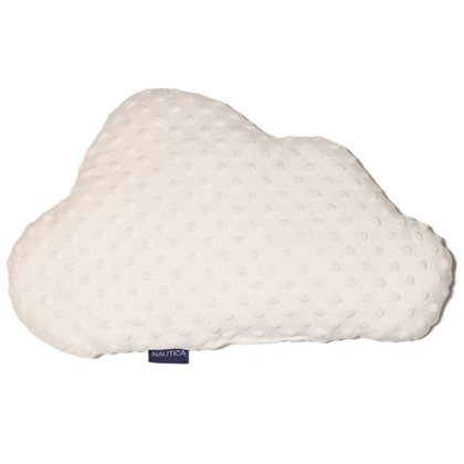 Decorative Velour Pillow Polyester 45x26cm Nautica Cloud - Ecru