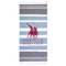 Beach Towel-Pareo 80x170 Greenwich Polo Club Essential 3843 Grey/Pink 100% Cotton