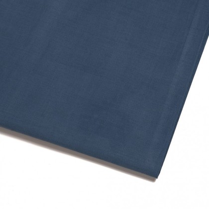 Queen Sized Fitted Bedsheet 160x200+32cm Cotton Melinen Home Urban - Blue 20002943