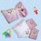 Baby's Crib Sheets Set 3pcs 120x160 SB Home S Baby Collection Bunny Pink 100% Cotton 152TC