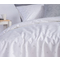King Size Flat Bedsheets 4pcs. Set 280x270cm Cotton NEF-NEF Serenity Collection - Perfection - White 035080