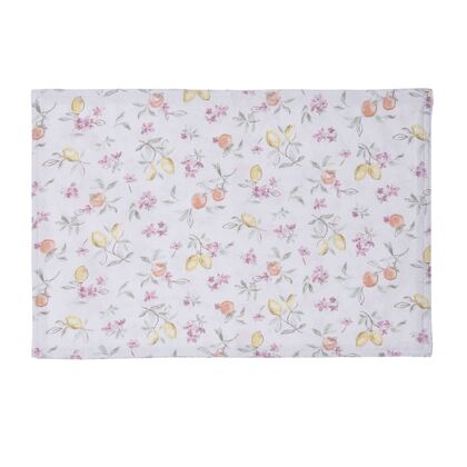 Placemat 33x48cm Cotton/ Polyester NEF-NEF Citrus Flower 035071