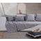 Three Seater Sofa Throw 170x300cm Cotton. Polyester NEF-NEF Aronia - Grey 035766