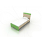 Παιδικό Ημίδιπλο Πράσσινο Κρεβάτι Irven  Picasso