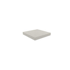 Product partial top gray mattress topper