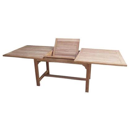 Τραπέζι Ορθογώνιο με Επέκταση 180x100cm Teak Bliumi 5043G