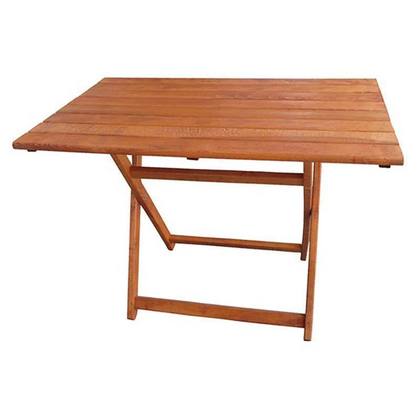 Τραπέζι Πτυσσόμενο Ορθογώνιο 100x60cm Οξιά Bliumi 5174G