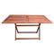 Τραπέζι Πτυσσόμενο Με Πλαίσιο Ορθογώνιο 140x80x74cm Οξιά Bliumi 5261G
