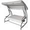 Three Seater Metal Lounger with a Bed 203x128x170cm Bliumi 5157G