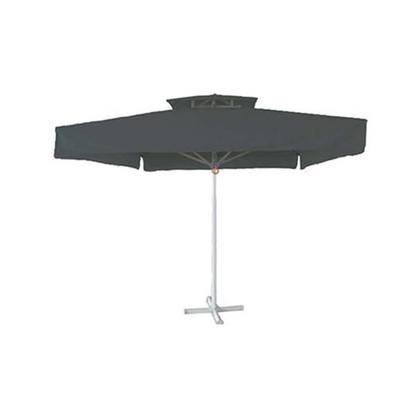 Square Umbrella for professional use Aluminium Grey 3x3m Bliumi 5138G
