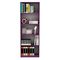 Bookcase 58x23x170cm Purple Fidelio Max 