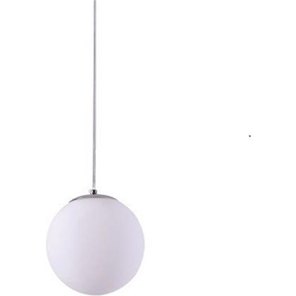 Φωτιστικό Οροφής Γυάλινο Λευκό 20x20x120cm Λαμπτήρα Ε14 Homelighting Alessia 77-3710 - Δ. 20εκ