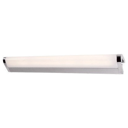 Απλίκα Μπάνιου Πλαστική Λευκή Ενσωματωμένο LED 60x7x7cm Homelighting Alfa 77-3566