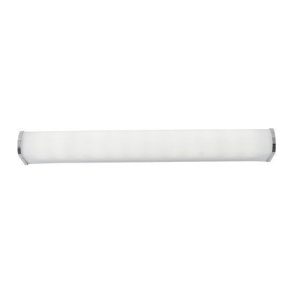 Απλίκα Μπάνιου Ακρυλική Λευκή 46x7x7cm Ενσωματωμένο LED Homelighting Nola 77-3564