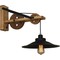 Metal/Wood Roof Lamp Homelighting Melcor 77-3184