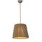 Metal/Wood Roof Lamp Homelighting Hat Cords 77-3230