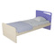 Wooden Single Bed for mattress 90x200 Alfa Set Cookie