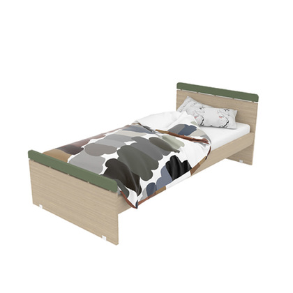 Wooden Single Bed for mattress 90x200 Alfa Set Frodo L