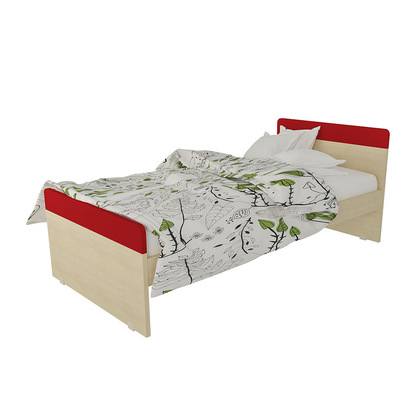 Wooden Semi-Double Bed for mattress 110x200cm Alfa Set Frodo 