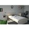 Wooden Semi-Double Bed for mattress 110x200 Alfa Set Tatoo