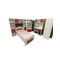 Kids Bedroom Set in Red & White 6pcs Sarrisbros Wave