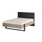 Duplex Bed 120x200cm Black/Natural - Wooden beds 