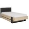 Duplex Bed 100x204cm ( for mattress 90x200cm ) with storage drawer Black/Natural - Wooden beds