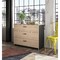 Tonight Chest 3 drawers Black/Natural - Drawers