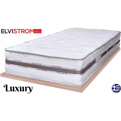 Στρώμα Ύπνου Ημίδιπλο Luxury Elvistrom  130 x 190  (121-130 cm πλάτος)