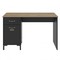 Manchester Desk 120x55cm Helvezia Oak/Black 