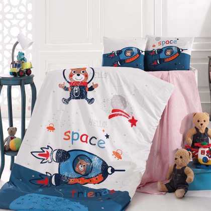 Baby's Bed Sheets 3pcs. Set 110x150cm SB Home Baby Line Space