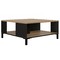 Trust coffee table 81x81cm Helvezia Oak / Black