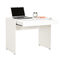 Office Table with a Drawer 90x55x75cm High Gloss White Fidelio Line