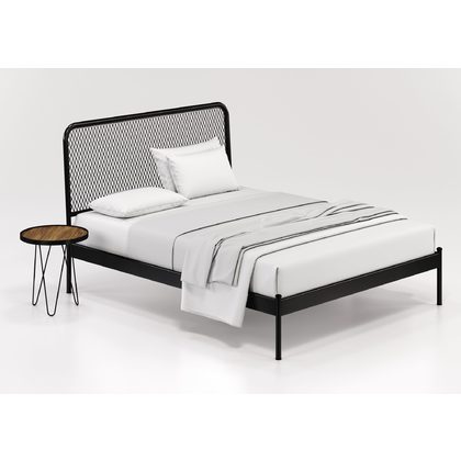 Μεταλλικό Κρεβάτι Υπέρδιπλο 160x200cm Kouppas Grid Bed Με Επιλογή Χρώματος