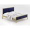Μεταλλικό Κρεβάτι με Ύφασμα Υπέρδιπλο 160x200cm Kouppas Queen Bed Με Επιλογή Χρώματος