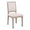 Decape Chair Wood/ Fabric Ecru 51x55x100cm ZWW Jameson Square