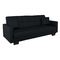 Καναπές/Κρεβάτι με Αποθηκευτικό Χώρο Ύφασμα Μαύρο 197x81x80/Κρεβάτι105x176x38cm ZWW Kelso Ε9928,5