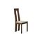 Chair Burn Beech/Beige Fabric 45x50x103cm ZWW Pella