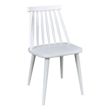 Σετ 4τμχ Καρέκλα Μεταλλική Λευκή/PP Άσπρο 43x48x77cm ZWW Lavida ΕΜ139,11