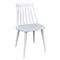 Σετ 4τμχ Καρέκλα Μεταλλική Λευκή/PP Άσπρο 43x48x77cm ZWW Lavida ΕΜ139,11