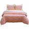 Πάπλωμα Υπέρδιπλο Βαμβακοσατέν 220x240 2 Όψεων Anna Riska Luxury Bicolour Pink/Ivor​y