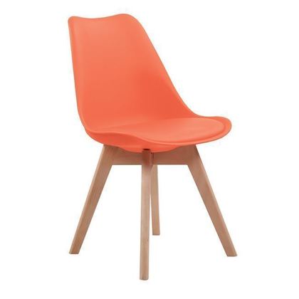 Chair PP Orange (assembled cushion) 49x57x82cm ΖWW Martin