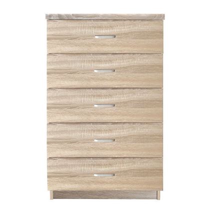 Συρταριέρα Υπνοδωματίου με 5 Συρτάρια Sonoma 60x40x97cm Drawer Ε7395,2