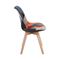 Σετ Καρέκλες 4 τμχ Ξύλο / Ύφασμα Patchwork 49x57x82cm ZWW Martin  ΕΜ136,82