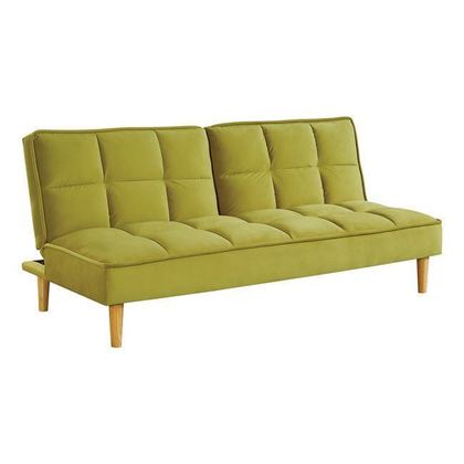 Sofabed Fabric Lime Velure 178x88x80cm/ Bed 178x106x40cm ZWW Norte