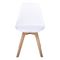 Chair PP White (assembled cushion) 49x56x82cm ΖWW Martin Stripe